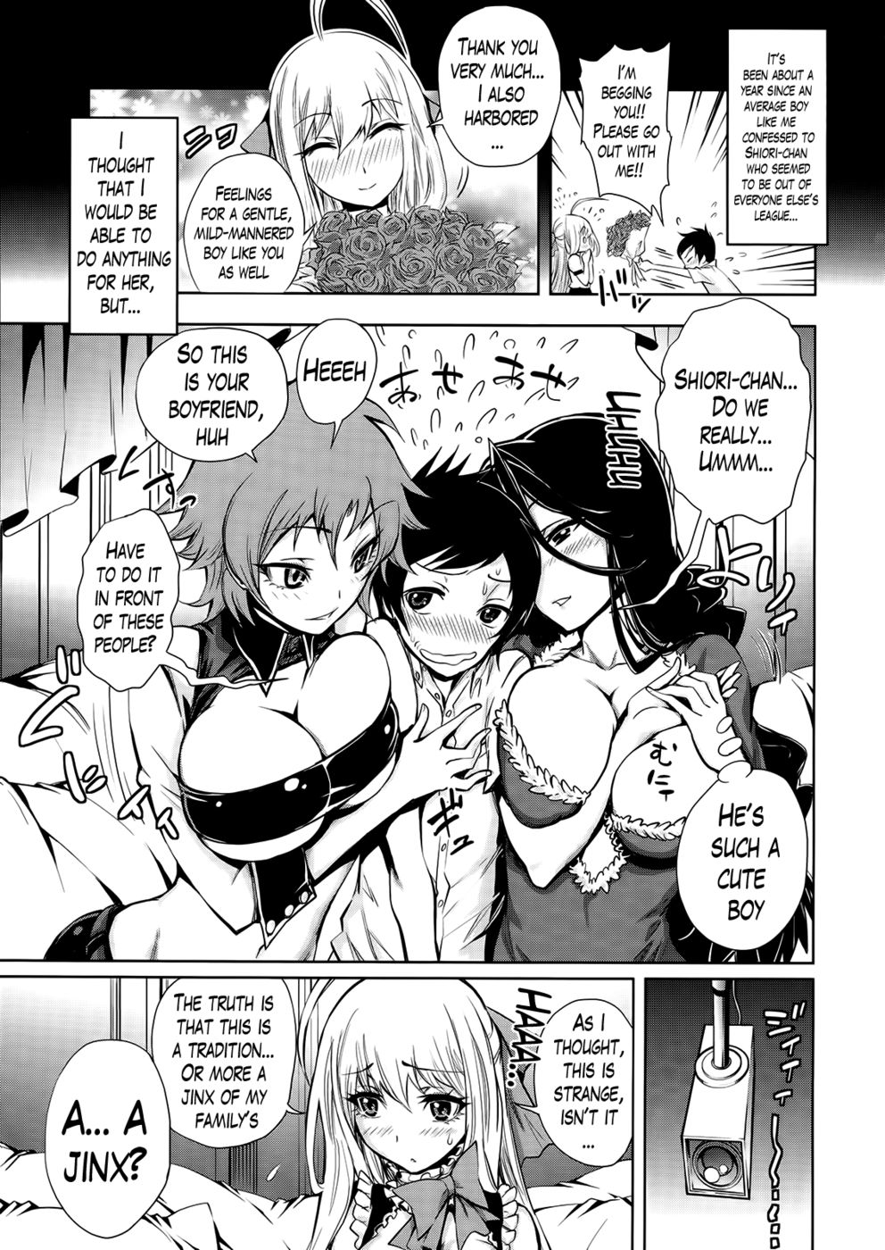 Hentai Manga Comic-Harem Butai wa Boku wo Shaburi Tsukusu-Chapter 8-3